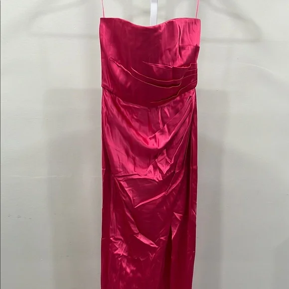 SAU LEE Priyanka Dress in Hot Pink - Picture 4 of 14